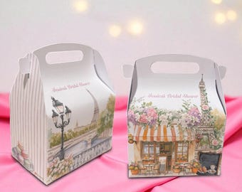 Parisian Cafe Geschenkschachtel: Macarons & Patisserie - Geburtstag, Dusche