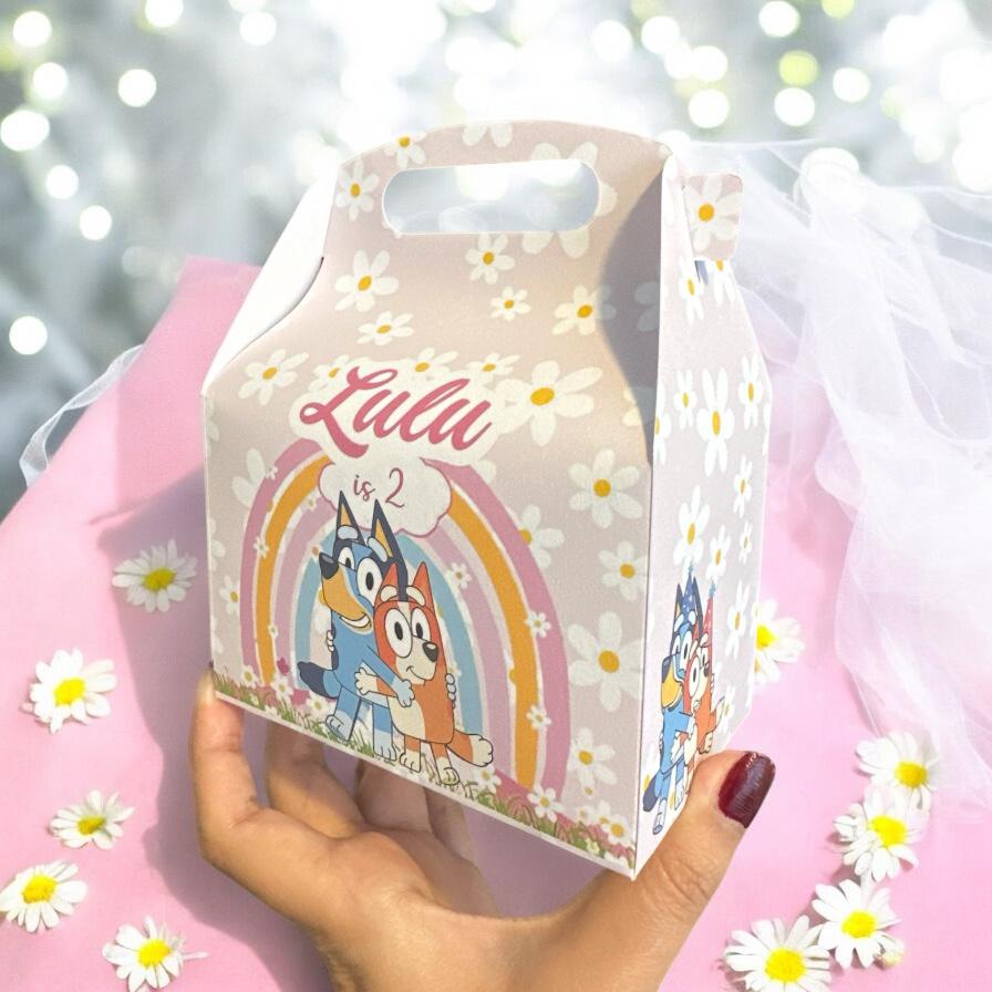 Blue Dog Cartoon Theme Party Box