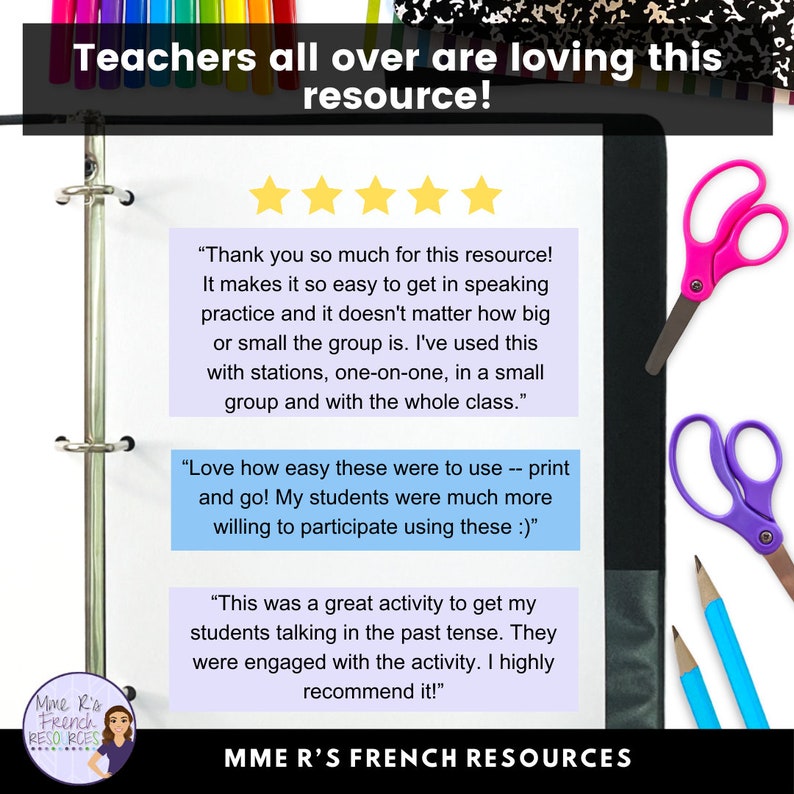 Mme R's French resources reviews