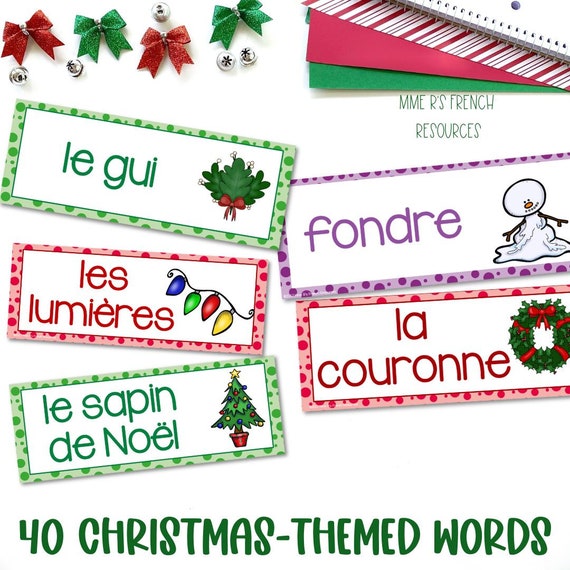 Christmas Vocabulary Word Wall