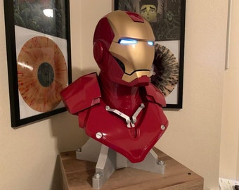 Iron Man Mark 3 3D-geprinte buste op maat gemaakt