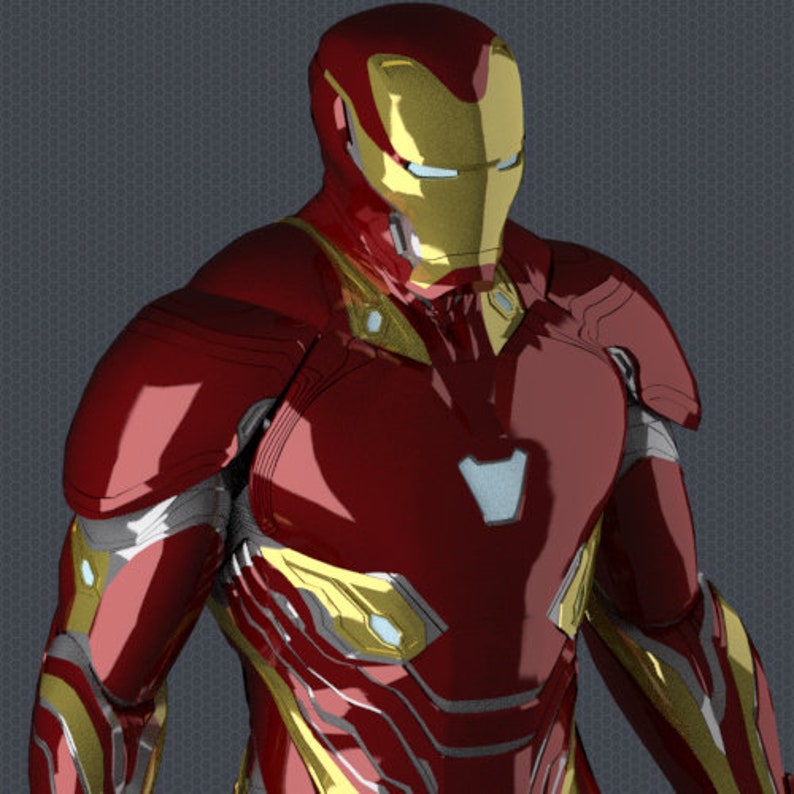 Iron Man Mark 50 Pepakura Papercraft Files - Etsy