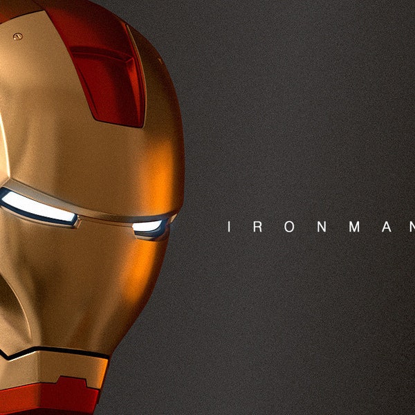 Iron Man Mark 3 Helmet STL Download