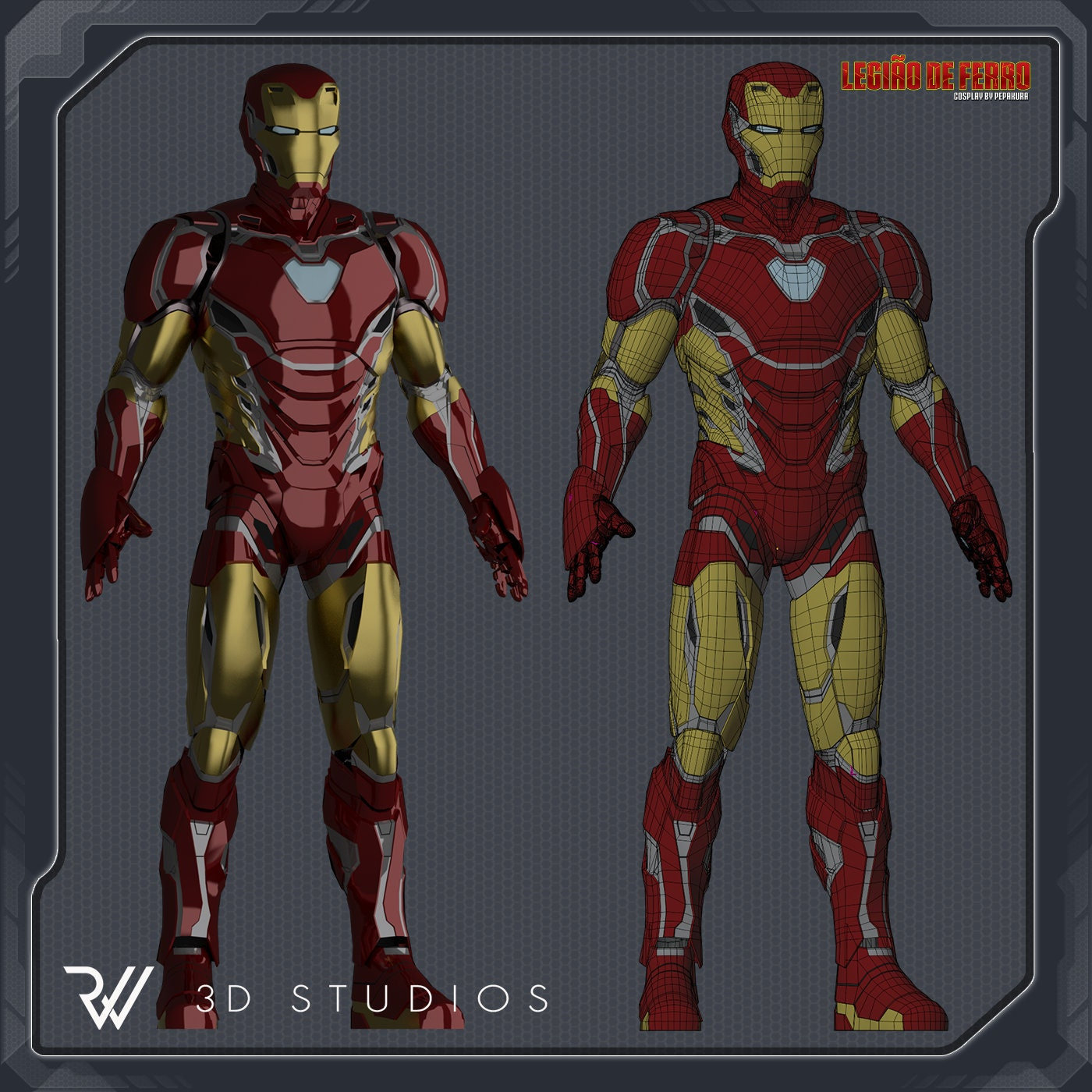 Iron Man Mark 80 Pepakura Foam Files