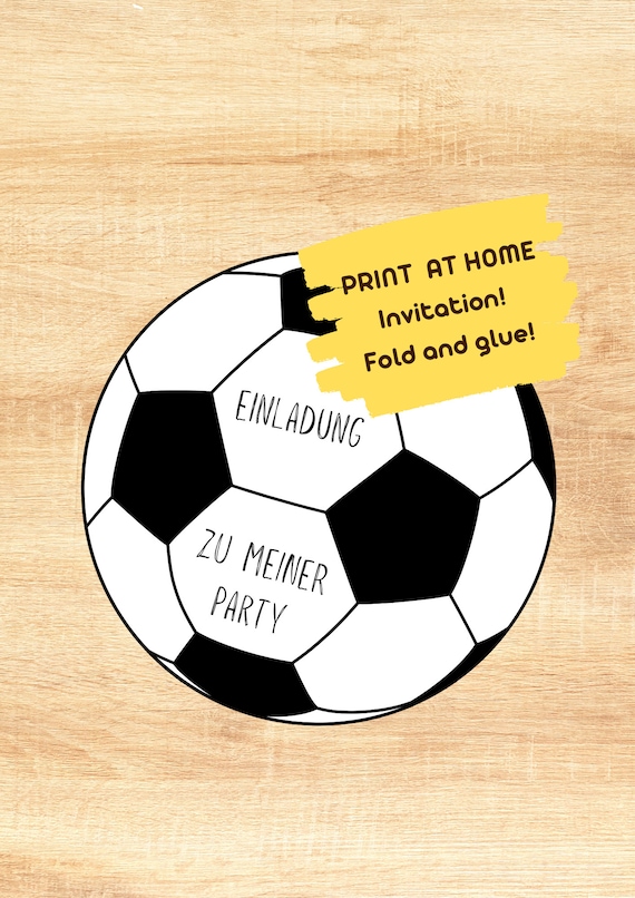 Fußball Geburtstagseinladungen | 10 Karten + Umschläge + Rubbelpads | Personalisierbar Für Kinder 5-12
