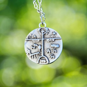 Silver Shaman Drum Pendant