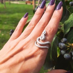 Silver Snake Ring