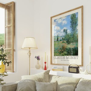 Claude Monet Art Poster, Monet Painting, Vintage Gallery Wall Art, Monet Botanical Print, Exhibition Art Print, Fine Art Wall Decor