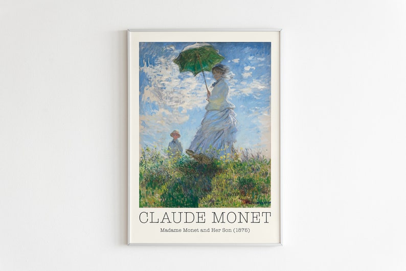 Claude Famous Art Print, Vintage Botanical Printable Art, Fine