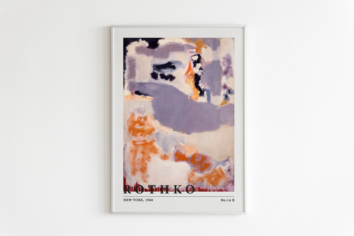 Mark Rothko Print, Mark Rothko Printable Poster, Rothko Block Color ...