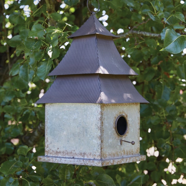Pagoda Birdhouse Etsy