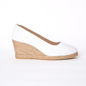 Women's Summer Linen Espadrilles organic vegan sustainable - canvas Made in Türkiye