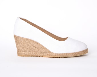 Women's Summer Linen Espadrilles organic vegan sustainable - canvas Made in Türkiye