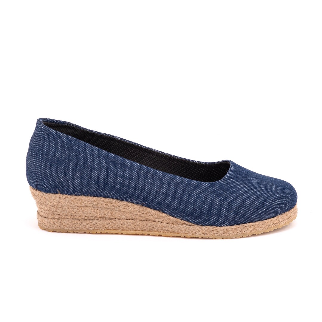 Flat Women's Espadrilles, Rope Sole Shoes, Handmade Espadrille, Flat ...