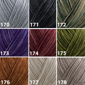 Gazzal Aura Yarn: Hand-Painted Australian Merino Wool, 100g DK Light Worsted bild 3