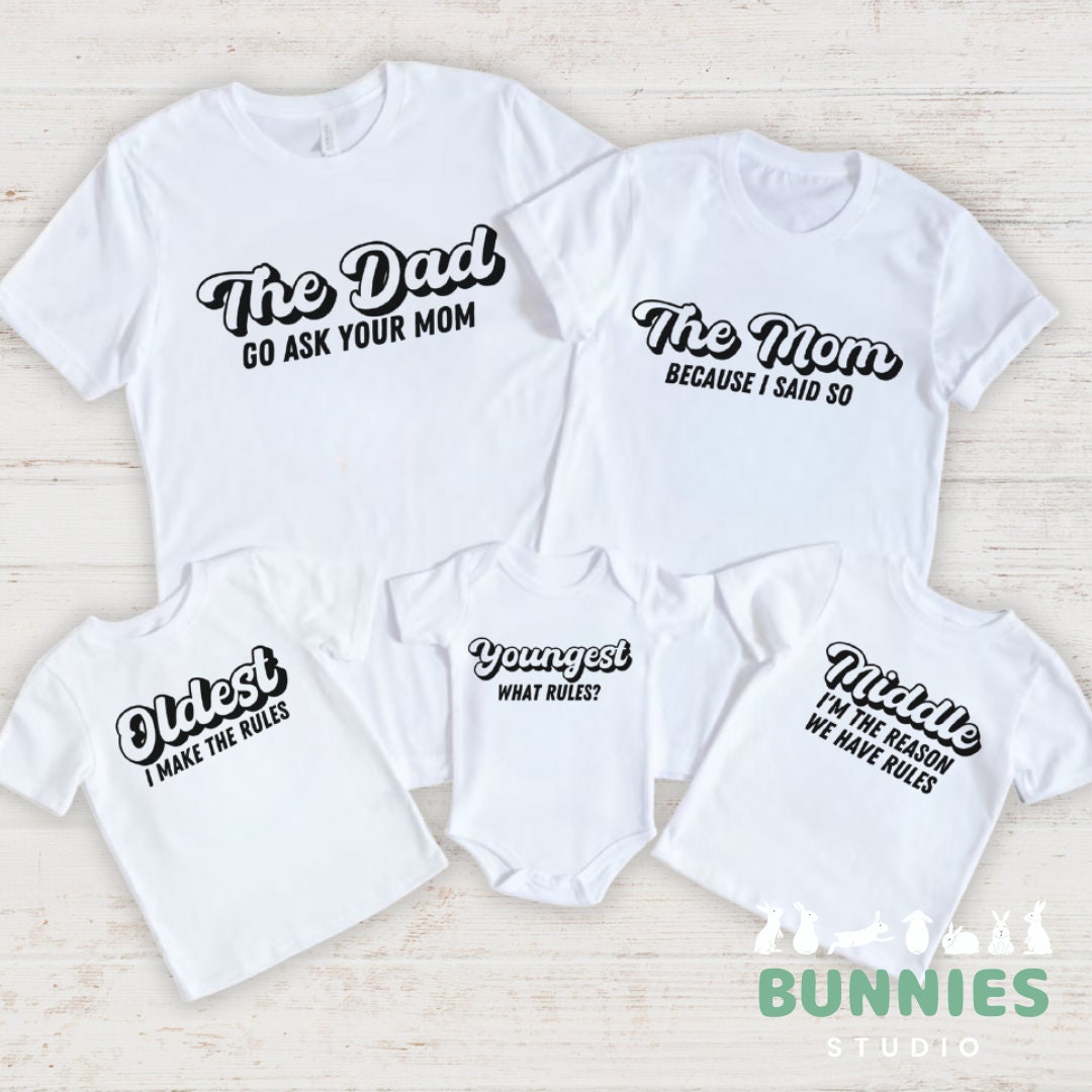 Diseños para camisetas familiares hotsell