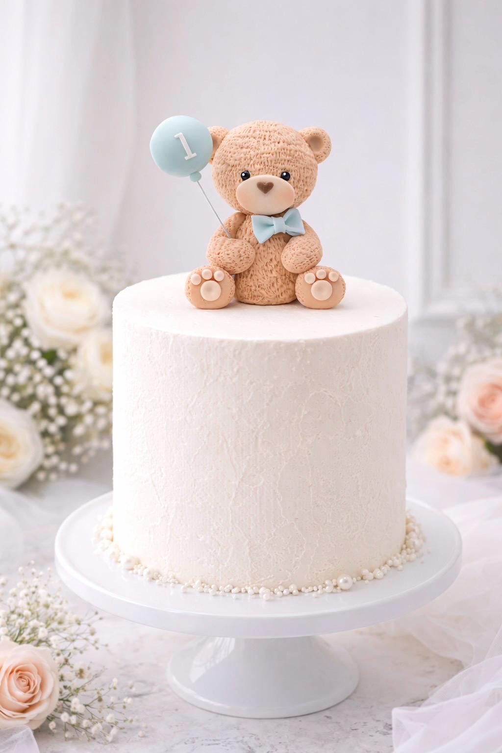Teddy bear balloon cake topper - België