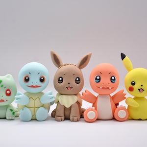 Fondant Anime toppers - Birthday  - Anime Cartoon Cake Toppers