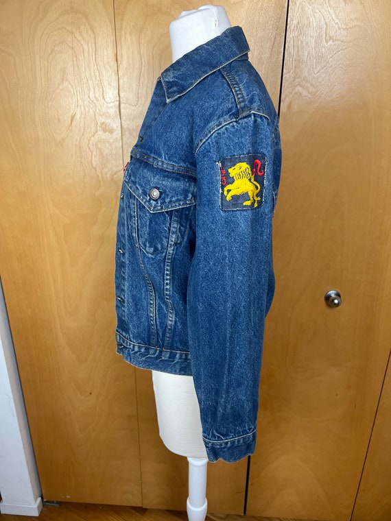 VTG GENUINE 1970s LEVIS RED TAB 70505 TYPE 3 TRUCKER DENIM JACKET XS 34”