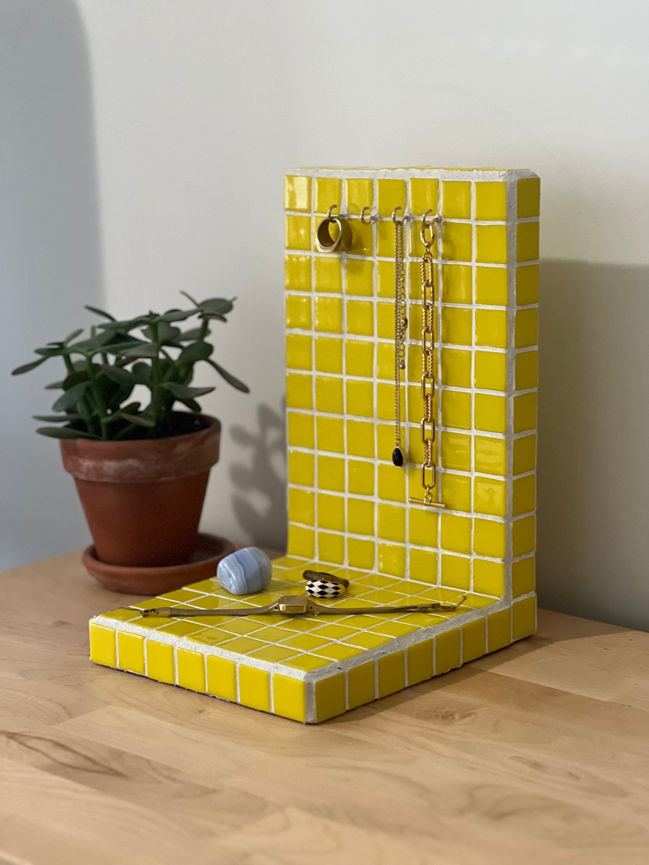 Tiled Jewelry Stand Etsy