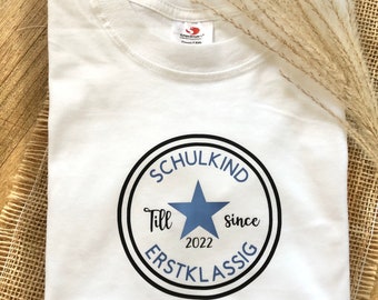 T-shirt Schoolkind | terug naar school | personaliseerbaar