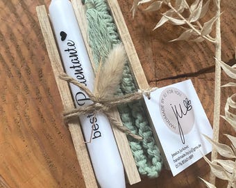 Sleutelhanger macramé | Macramé hanger