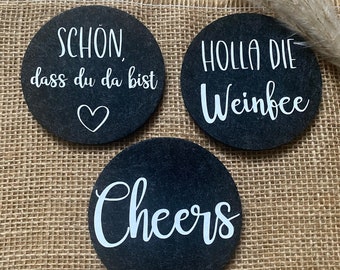 Vilten onderzetters | Glazen onderzetters | Aanpasbare
