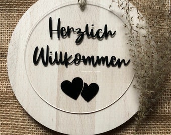 Acryl bord Welkom | | Baby | Aanpasbare