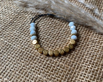 Brieven Armband meid van eer | Bruid | Bruidsmoeder | Aanpasbare