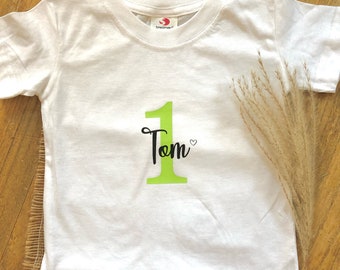 T-shirt verjaardag kinderen | Aanpasbare