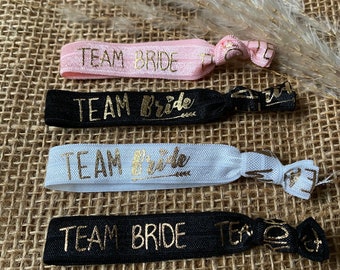 Elastiekje Team Bride | Bruid | Bruidsmeisje | Vrijgezellenavond