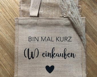 Jute zak | Boodschappentas | Wijn kopen | Winkelen