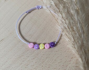 Brieven Armband Kids | Aanpasbare