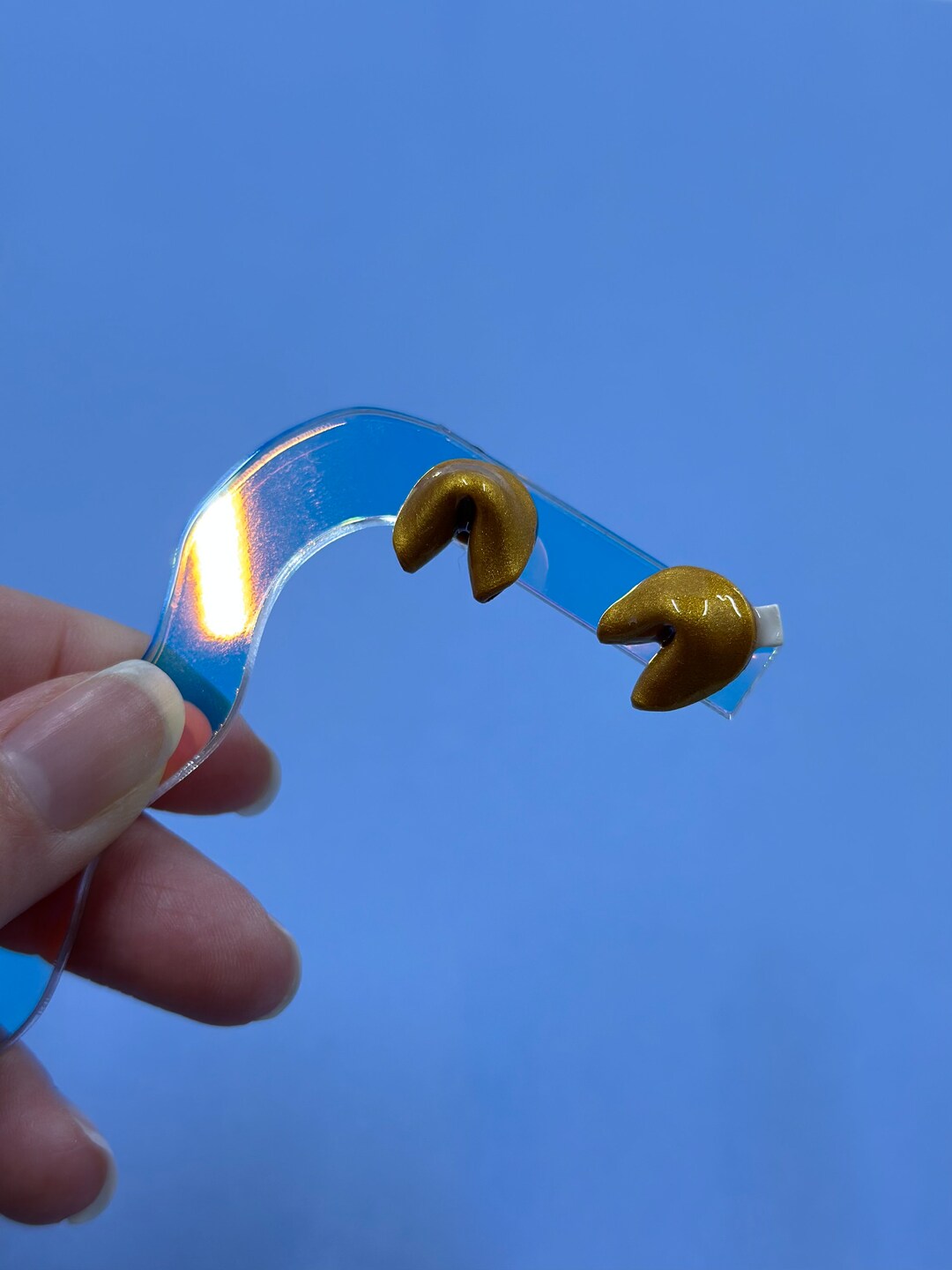 Handmade Fortune Cookie Earrings Cookie Earrings Kawaii Etsy