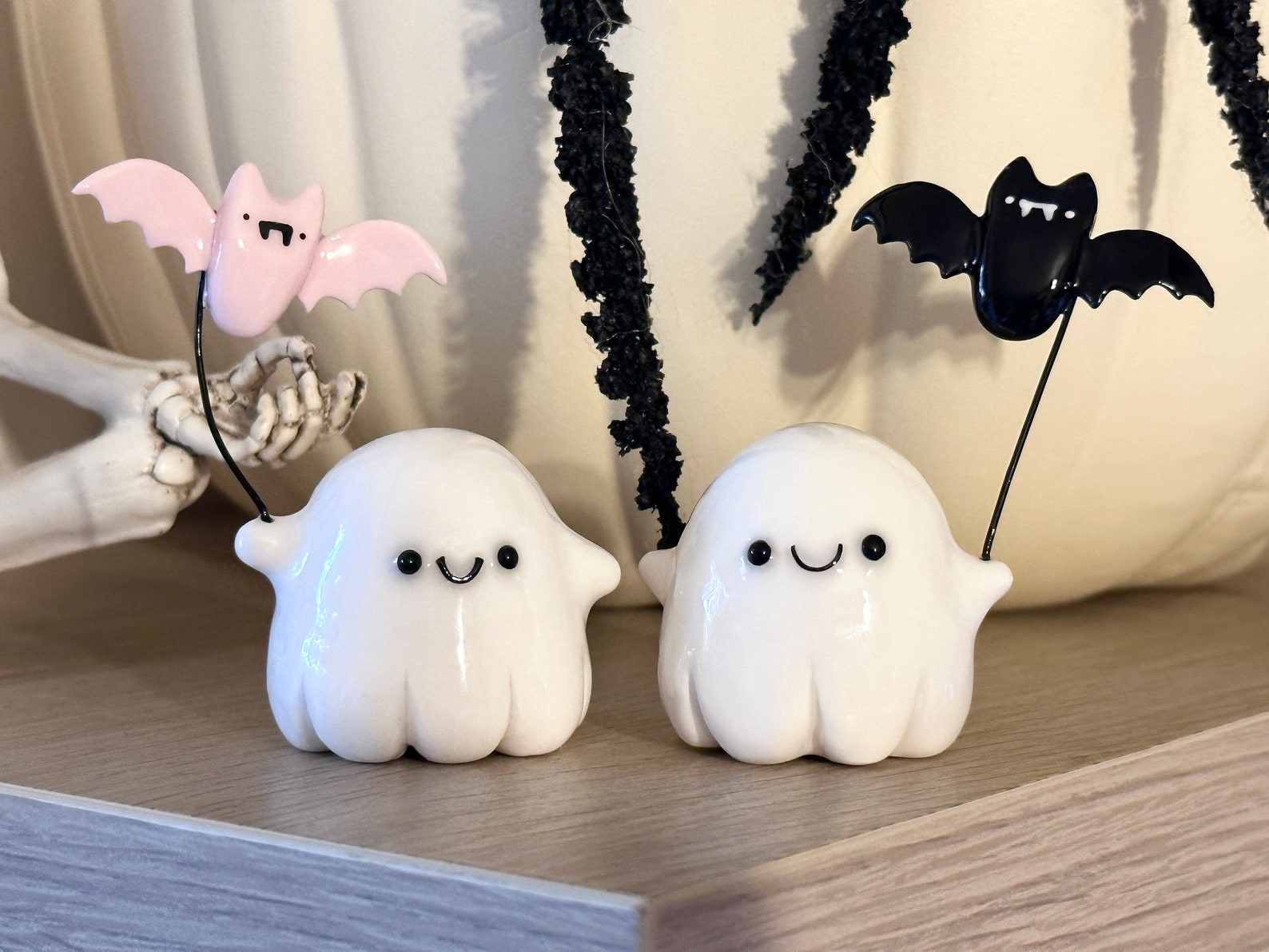 Image of Halloween Cute Ghost Figurine