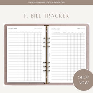 Printable Planner, Budget Finance Planner Bundle. Expense Tracker ...