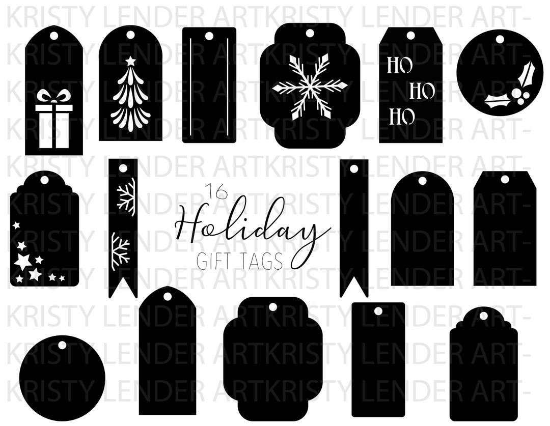Holiday Tags SVG, Christmas Tags SVG, Gift Tags SVG, Holiday Tags Png, Christmas Tags Png, Gift