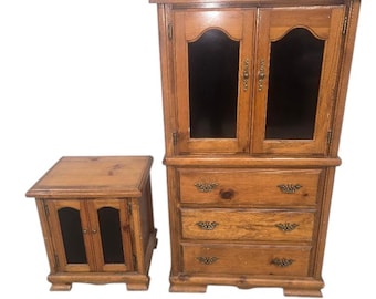 Pine Chest/Armoire and nightstand