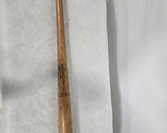 Bate de béisbol vintage de madera Ted Williams Sears Roebuck para pequeñas ligas, de 71 cm, con tratamiento Hold-Fast