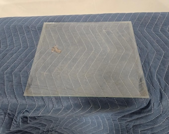 Panel de vitrina de vidrio texturizado vintage – Textura de burbujas – Inserto de repuesto