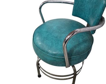 Taburete de comedor retro moderno de mediados de siglo