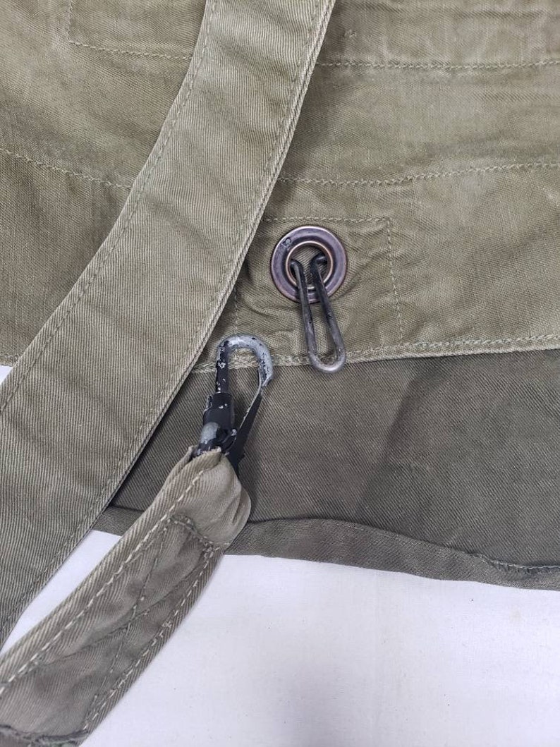 WW2 US Army Military Duffel Bag OD Green 1945 Dated field Gear, WWII