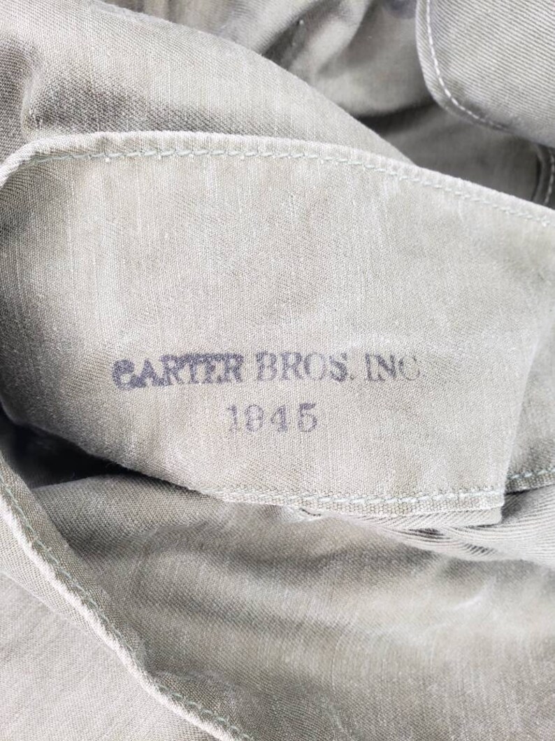 WW2 US Army Military Duffel Bag OD Green 1945 Dated field Gear, WWII