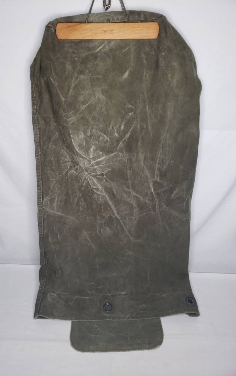 WW2 US Army Military Duffel Bag OD Green 1944 Dated field Etsy