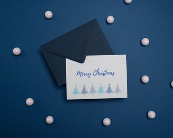 Minimalistic Christmas Card - digital print