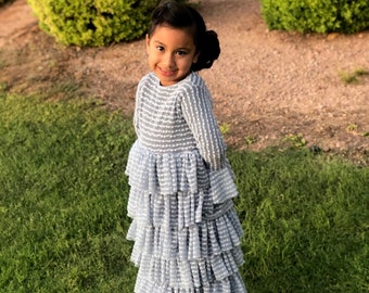 Girls Dainty Lace Dress