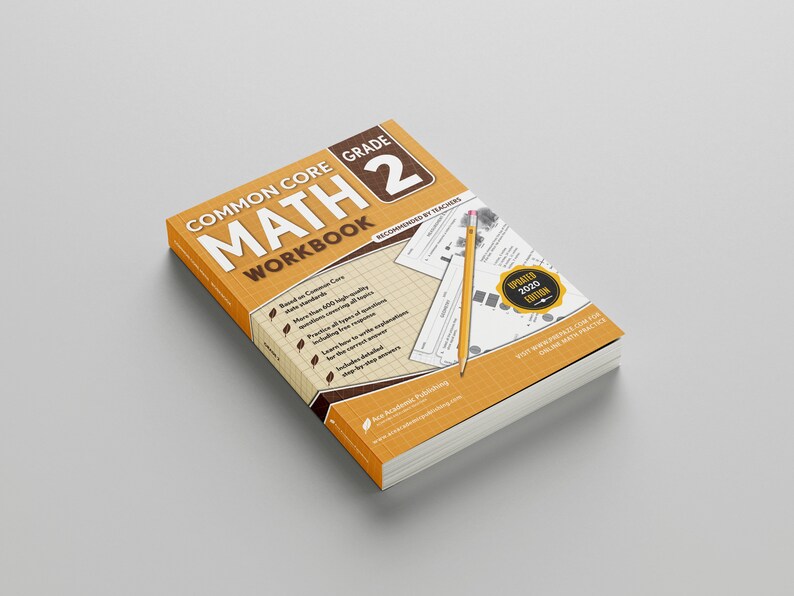 Common Core Math Workbook: Grade 2 - Etsy