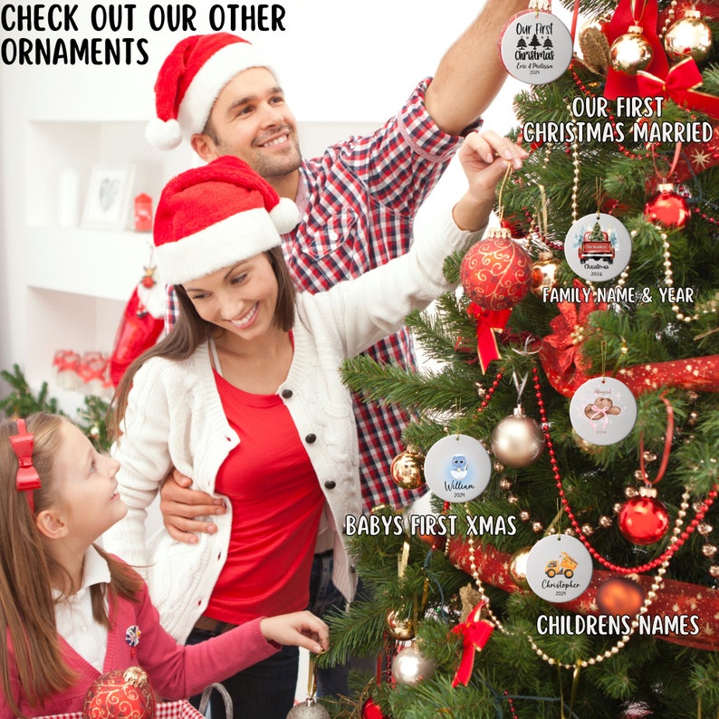 Personalized Baby Dinosaur Ornament New Baby Gift Baby's First