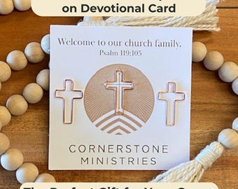 Bulk Church Gift | Christian Journal Clips Pastor & Ministry Team | Bible Bookmark Set Welcome Gift for Small Group Staff Appreciation Gifts