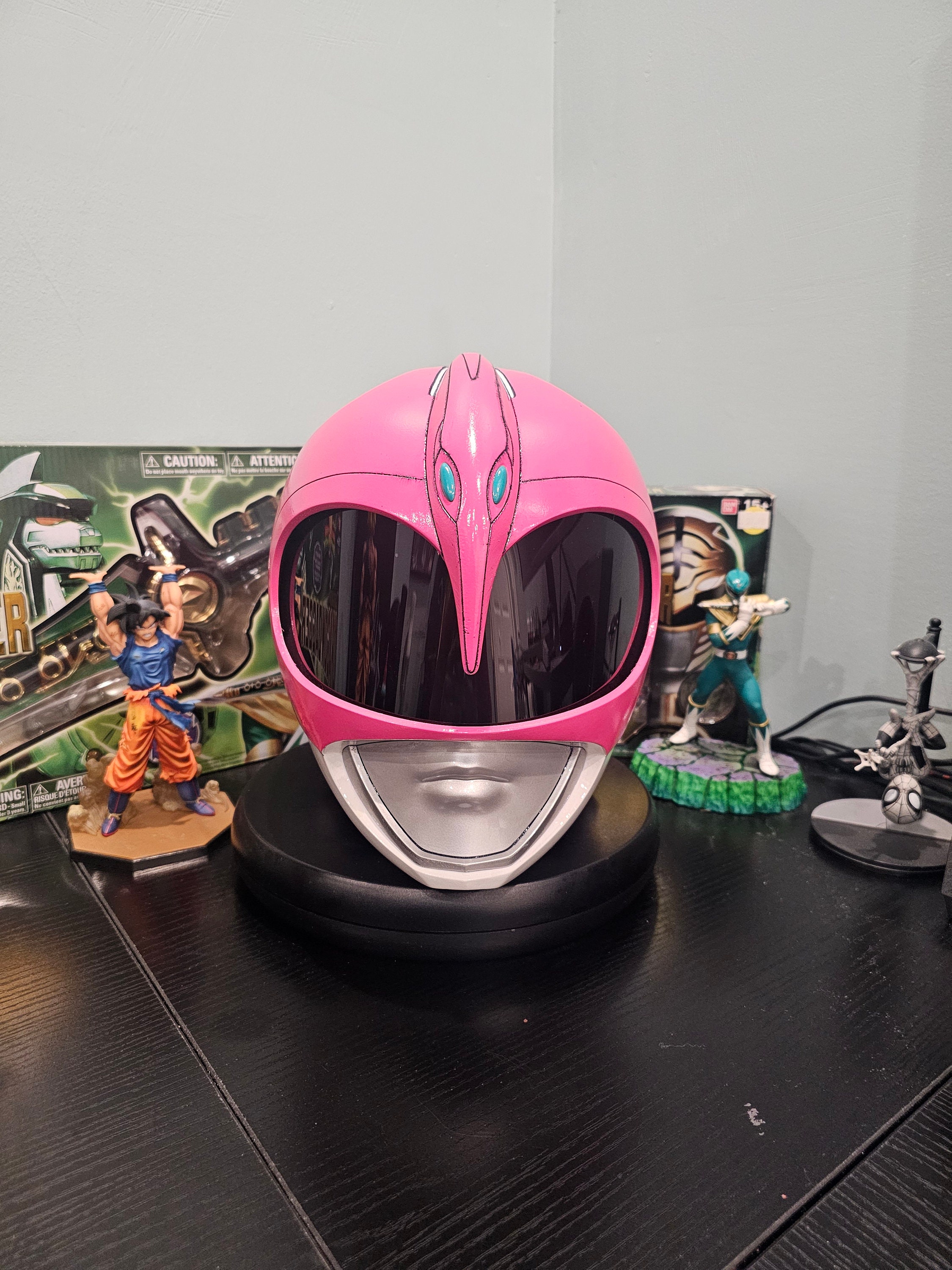 Pink Ranger Helmet - Etsy UK, حجم الصورة 2250x3000